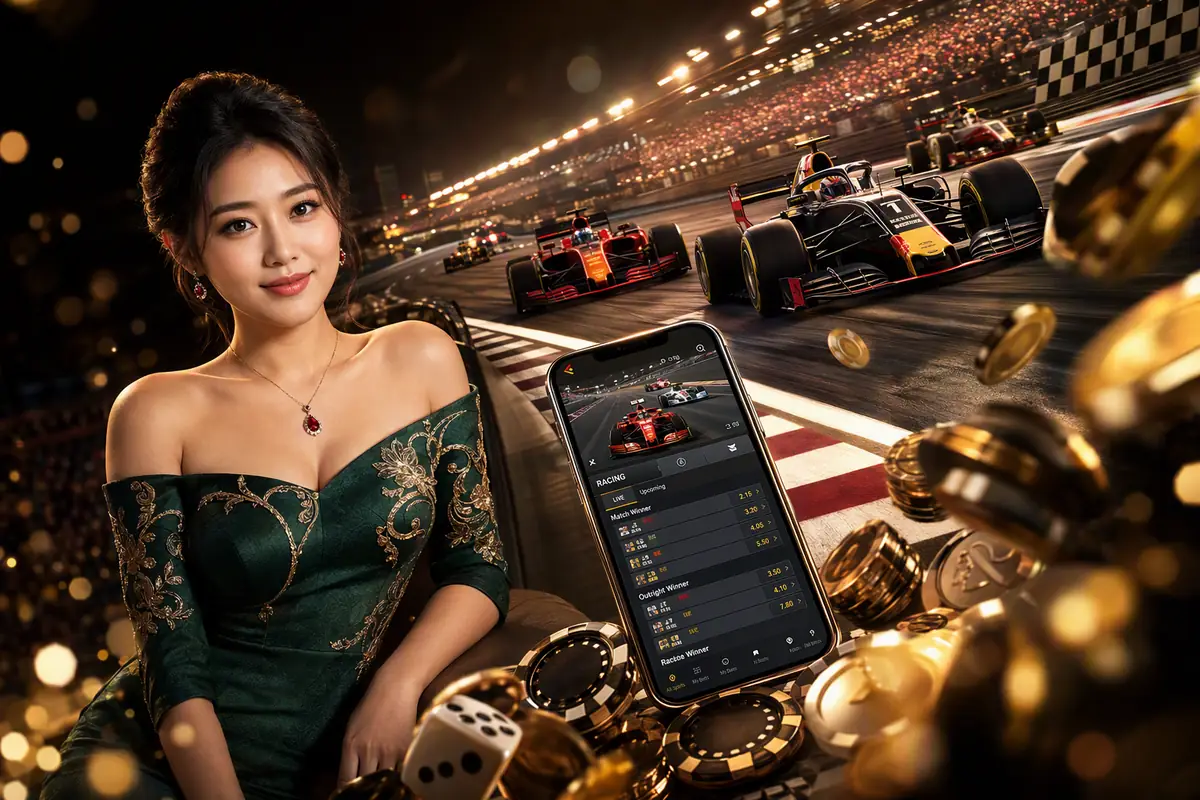 4dnum live casino meja baccarat dealer